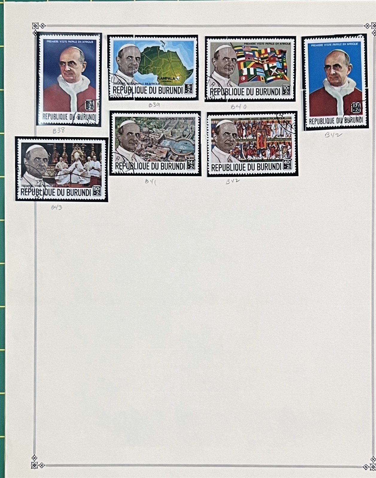 Burundi African Topical Stamp Collection on 22 Album Pages ZAYIX 0825L1823