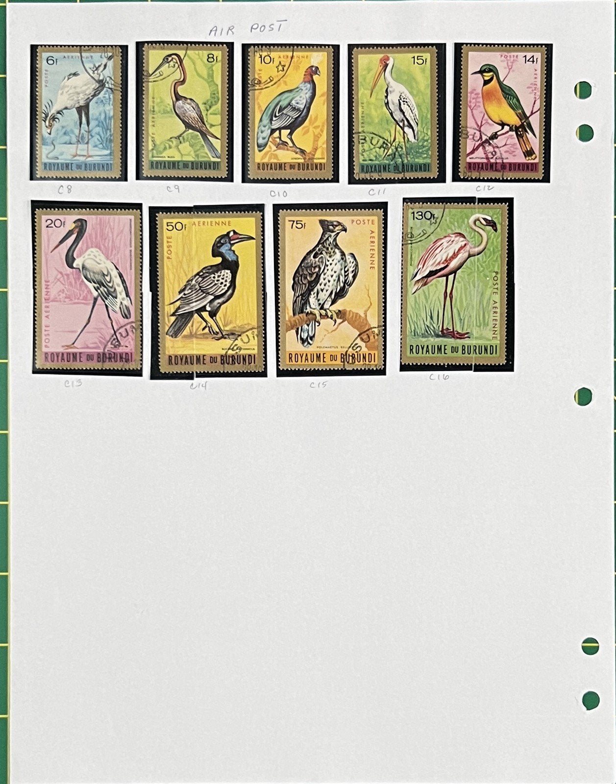 Burundi African Topical Stamp Collection on 22 Album Pages ZAYIX 0825L1823