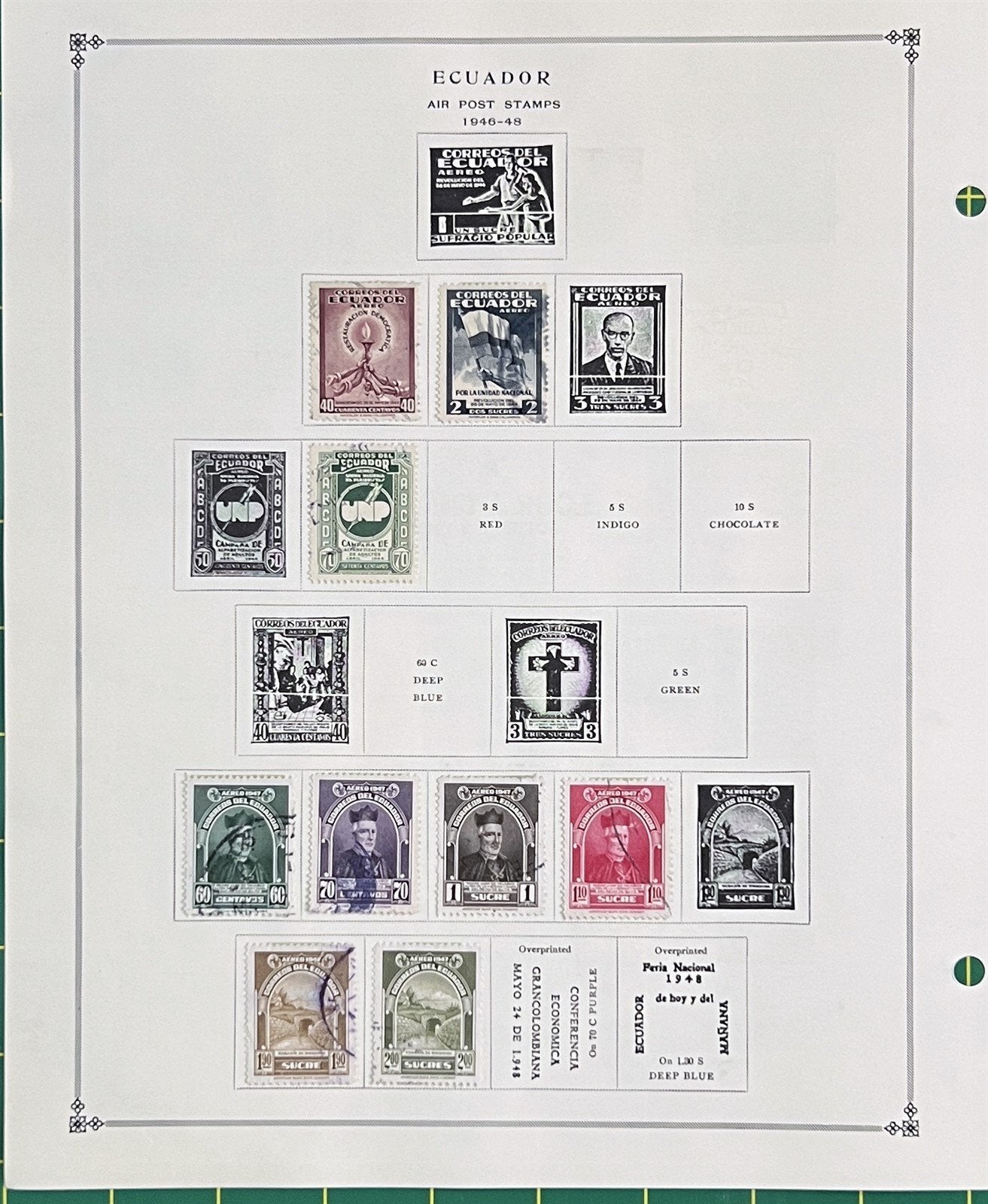 Ecuador Comprehensive Collection of 100s Mint & Used 1865-1978 ZAYIX 0825L1824