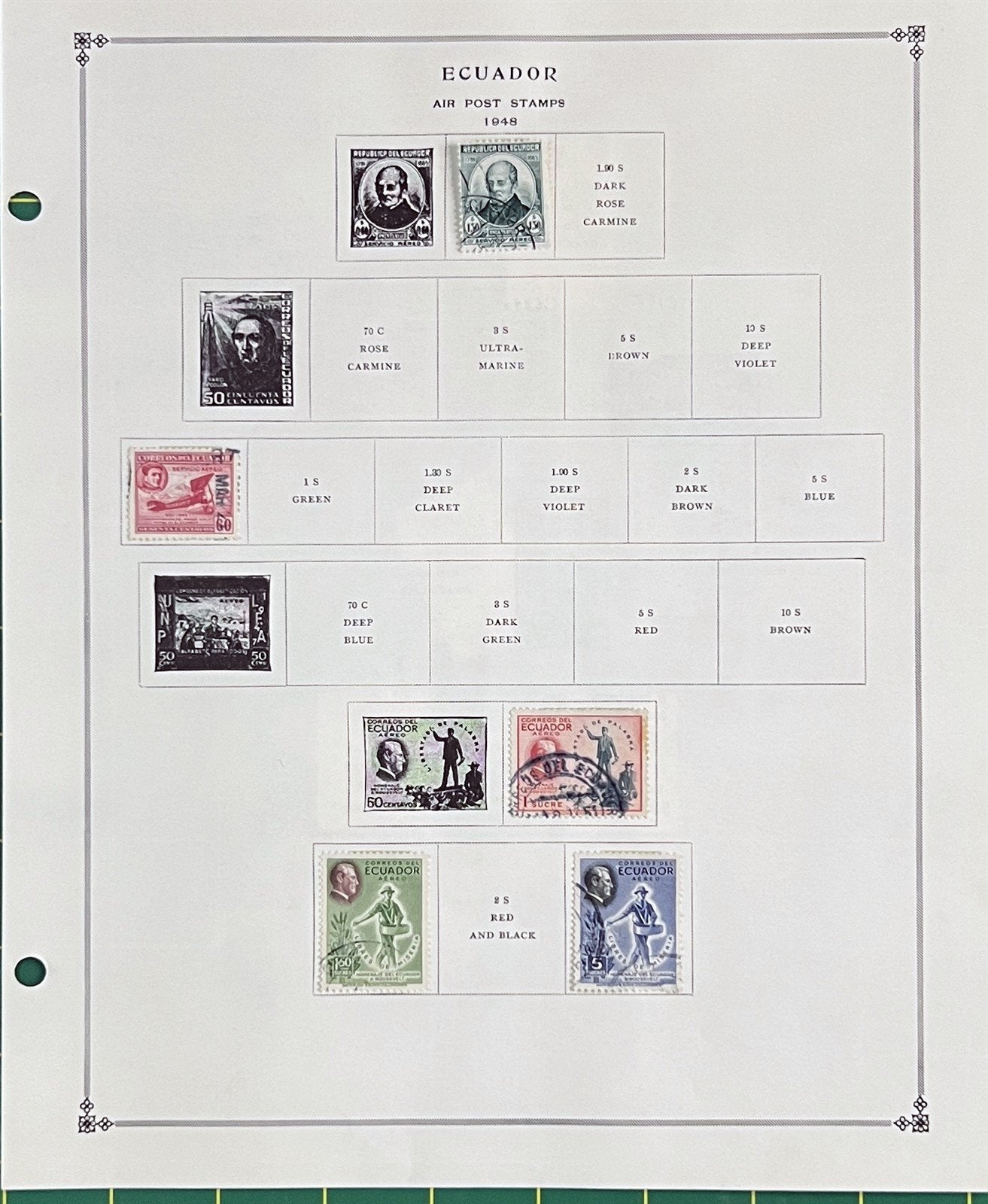 Ecuador Comprehensive Collection of 100s Mint & Used 1865-1978 ZAYIX 0825L1824