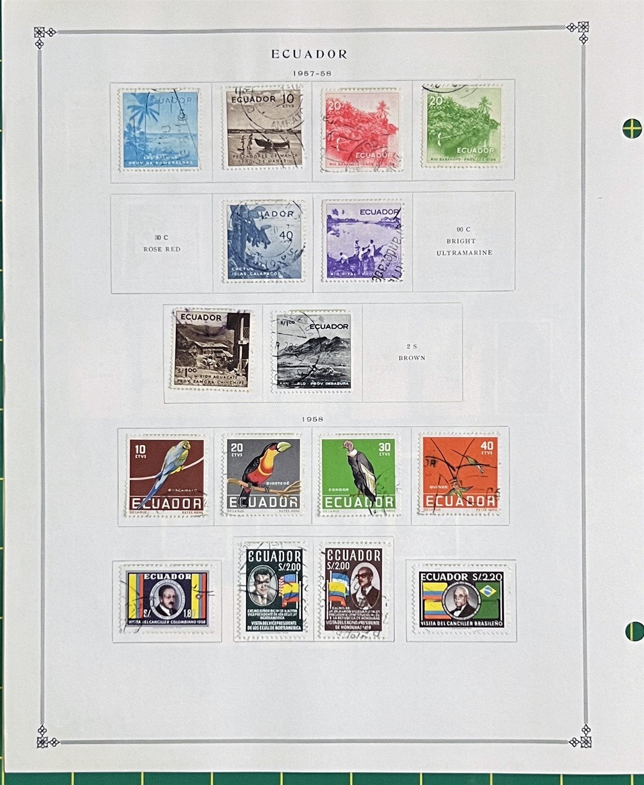 Ecuador Comprehensive Collection of 100s Mint & Used 1865-1978 ZAYIX 0825L1824