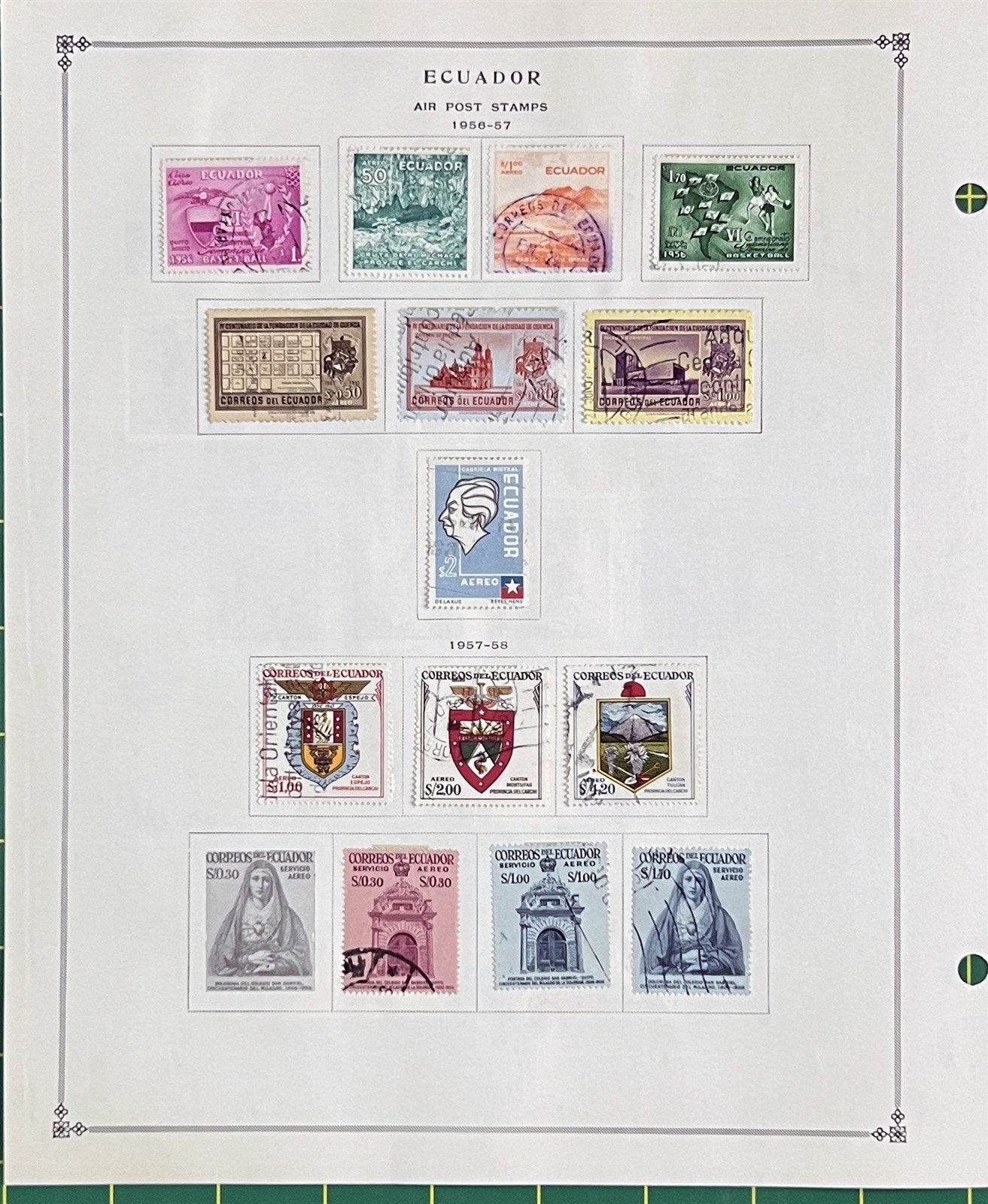 Ecuador Comprehensive Collection of 100s Mint & Used 1865-1978 ZAYIX 0825L1824
