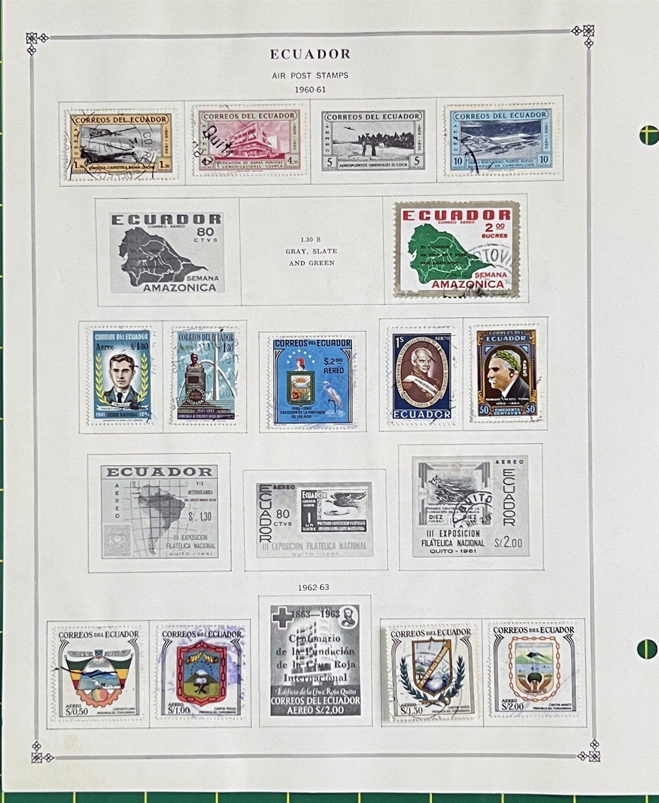 Ecuador Comprehensive Collection of 100s Mint & Used 1865-1978 ZAYIX 0825L1824