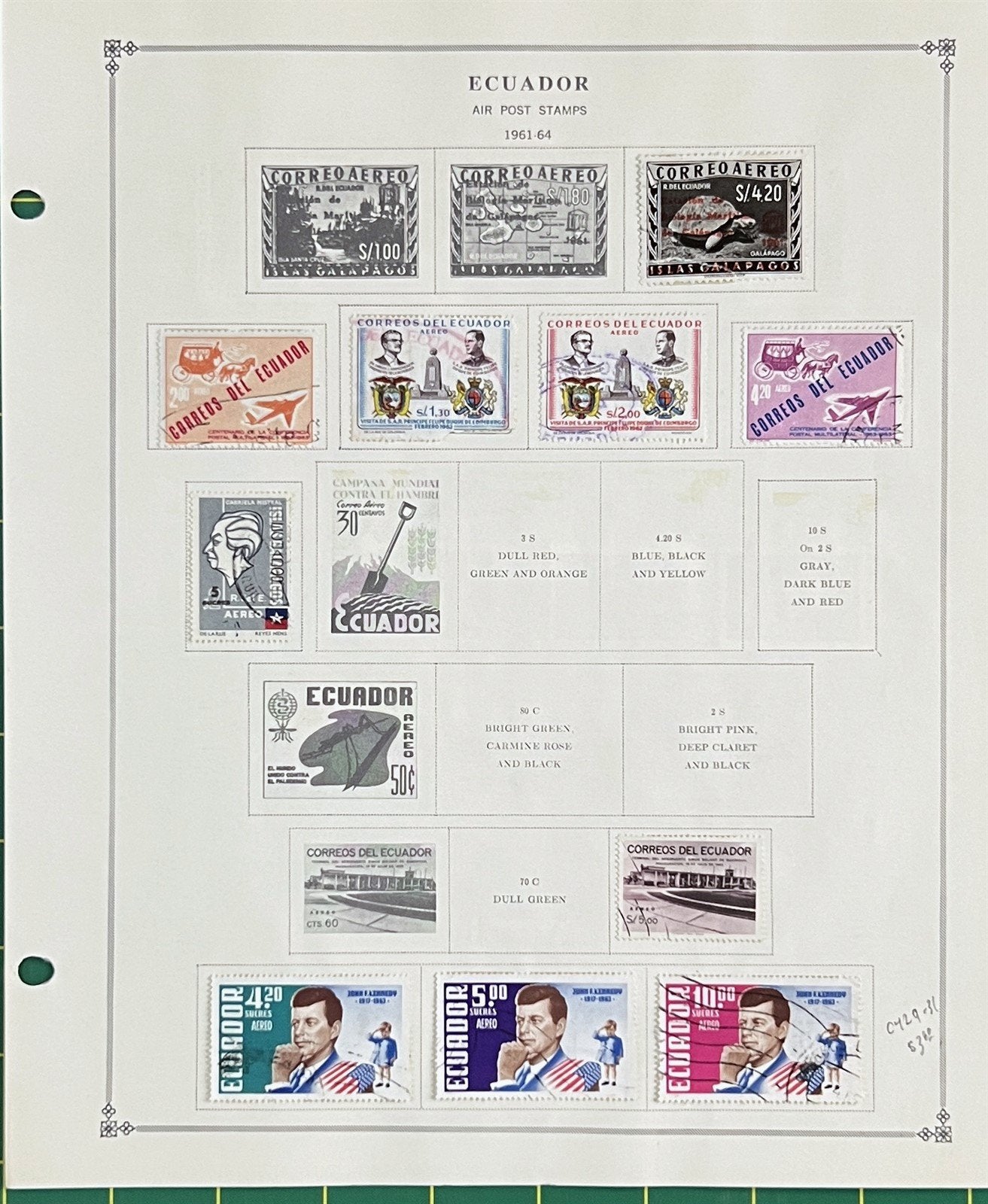 Ecuador Comprehensive Collection of 100s Mint & Used 1865-1978 ZAYIX 0825L1824