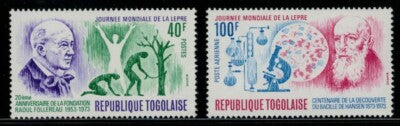 Togo 830, C194 MH Medicine Medical World Leprosy Day ZAYIX 033122S26M
