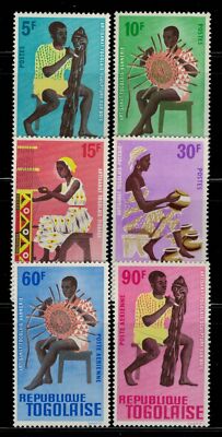 Togo 567-570, C55-C56 MNH Arts & Crafts Woodwork Weaver ZAYIX 032122S59M