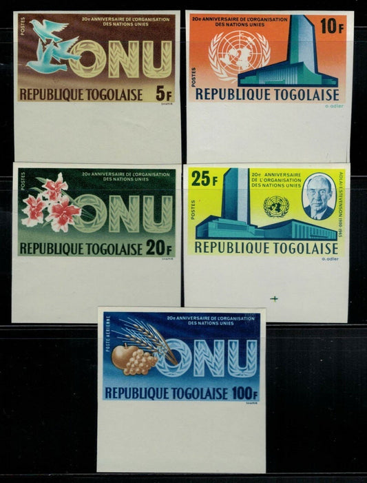 Togo 545-548, C48 MNH imperforate - United Nations HQ ZAYIX 032122S50