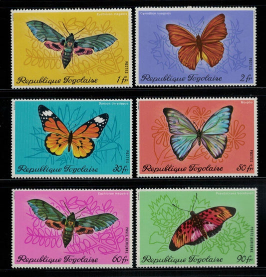 Togo 756-759, C139-C140 MH Insects - Butterflies & Moths ZAYIX 033122S08