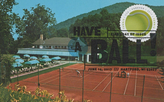 US FDC Maxi card Hot Springs Virginia Tennis ZAYIX 0924M0292