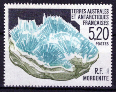FSAT TAAF 163 MNH Mordenite mineral ZAYIX FSA-S0124