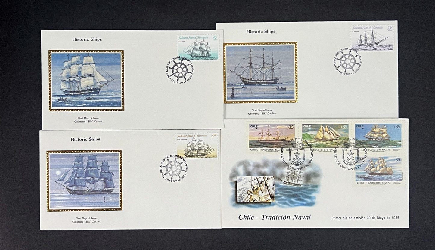 Sailing & Tall Ships Cover FDC World Collection incl. 1st Cachet Zayix 0825L3672