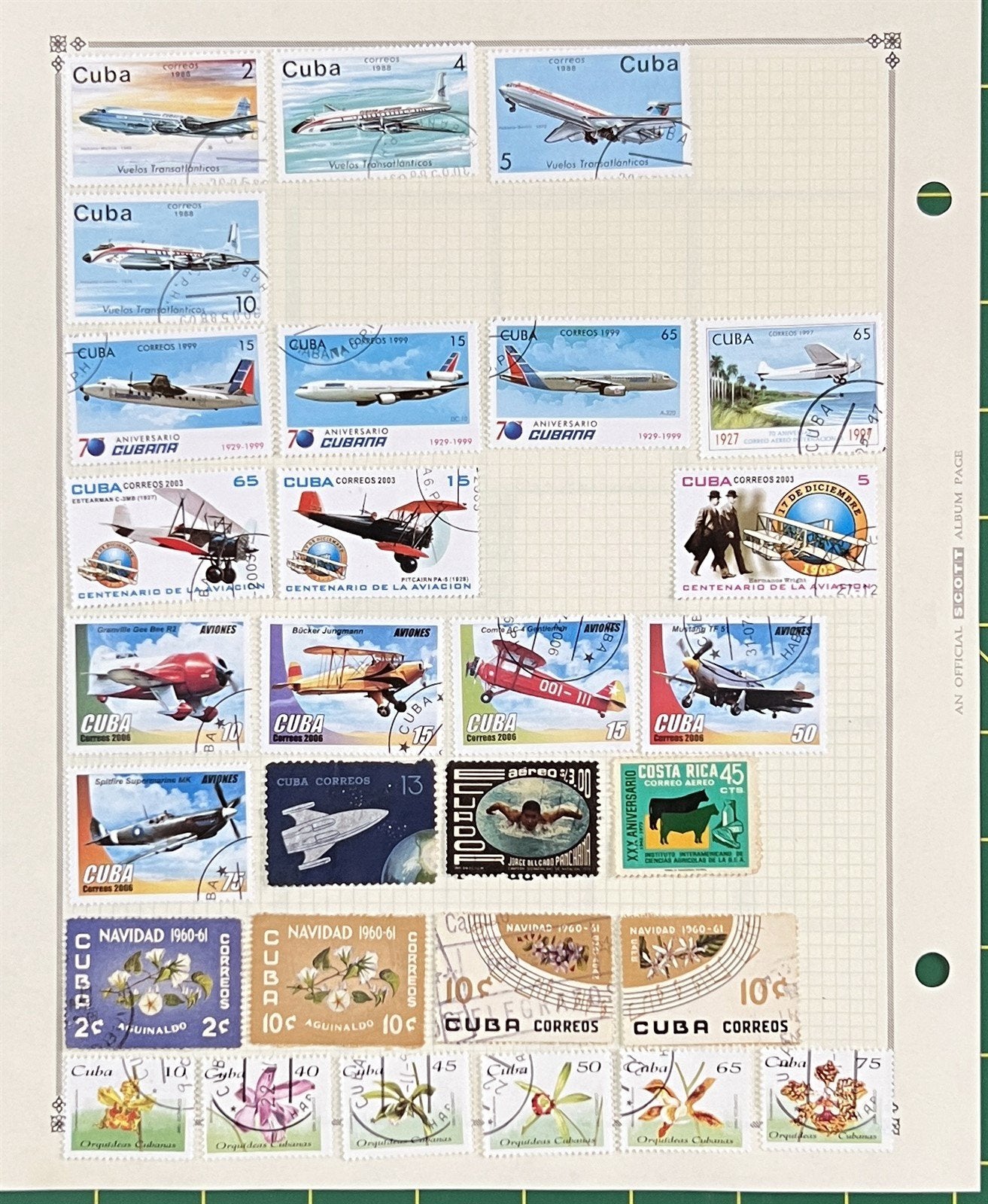 Cuba Stamp Collection of 360 Stamps Topicals on 16 Album Pages ZAYIX 0825BB3702