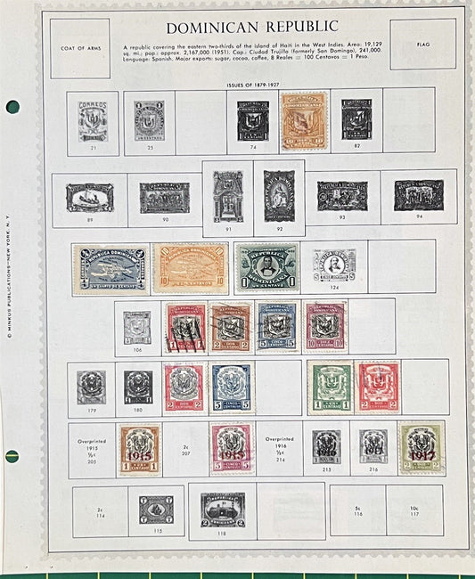 Dominican Rep. Stamp Collection approx. 85 Stamps Mint & Used ZAYIX 0825BB3704