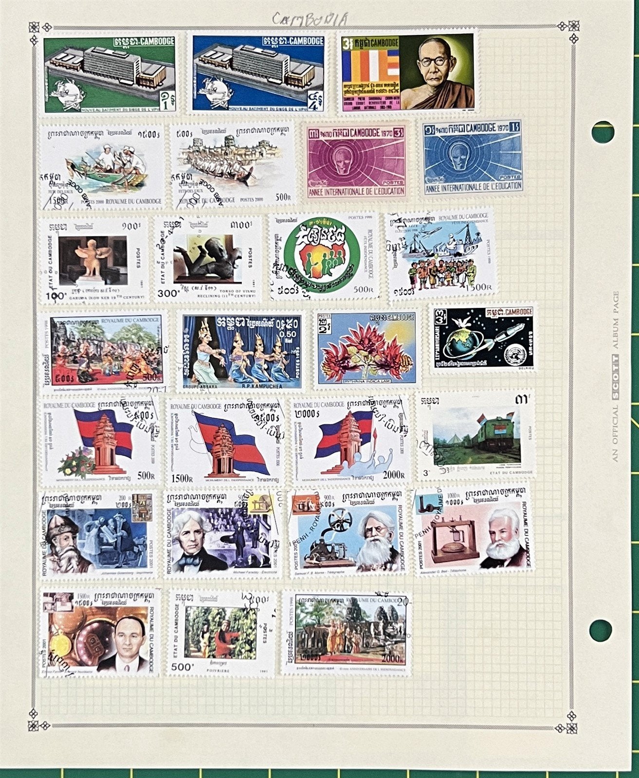 Cambodia Kampuchea Stamp Collection 464 Different Stamps ZAYIX 0825BB3707