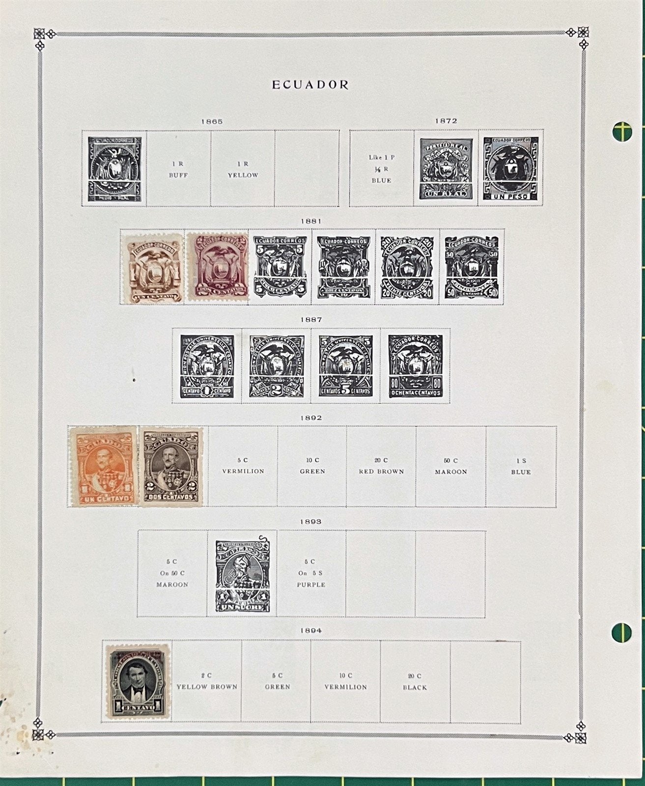 Ecuador Mint & Used with BOB Stamp Collection on Album Pages ZAYIX 0825BB3711