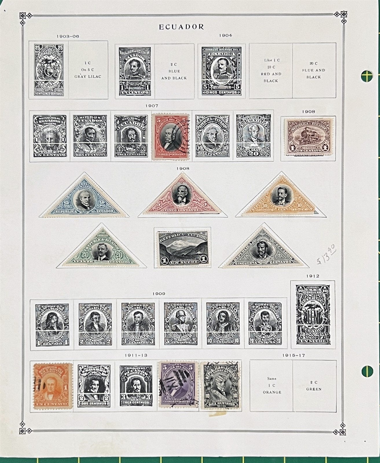 Ecuador Mint & Used with BOB Stamp Collection on Album Pages ZAYIX 0825BB3711