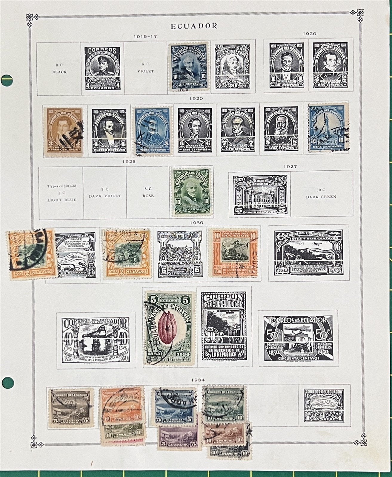 Ecuador Mint & Used with BOB Stamp Collection on Album Pages ZAYIX 0825BB3711