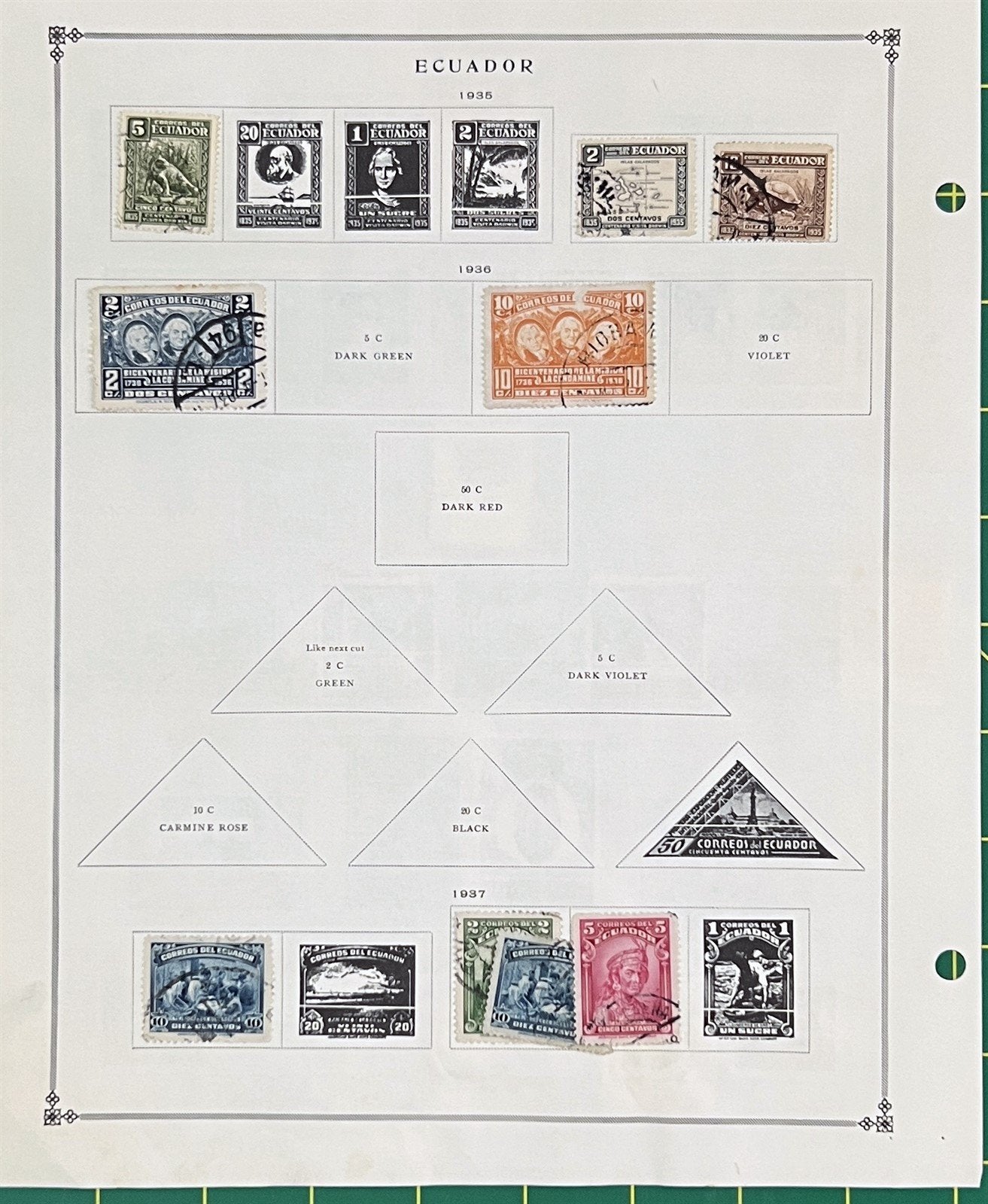 Ecuador Mint & Used with BOB Stamp Collection on Album Pages ZAYIX 0825BB3711