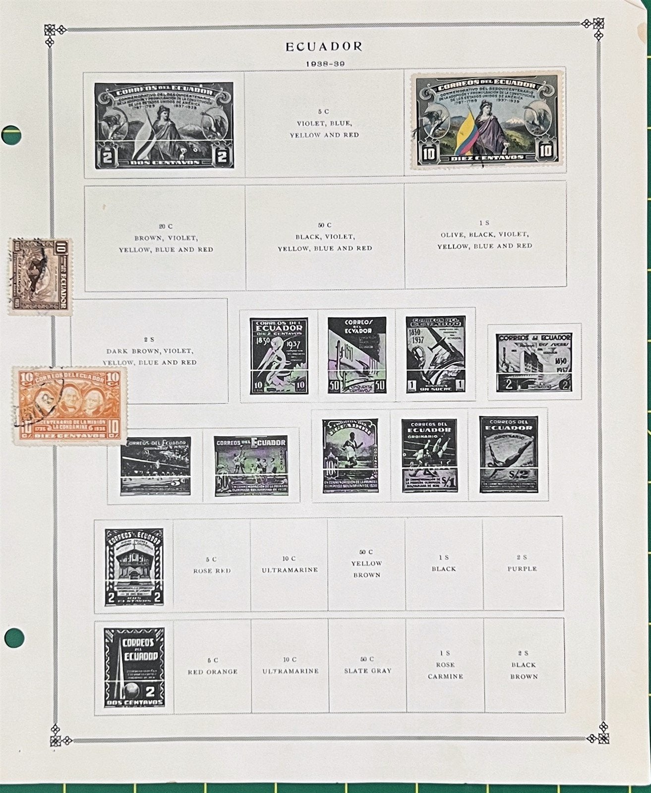 Ecuador Mint & Used with BOB Stamp Collection on Album Pages ZAYIX 0825BB3711