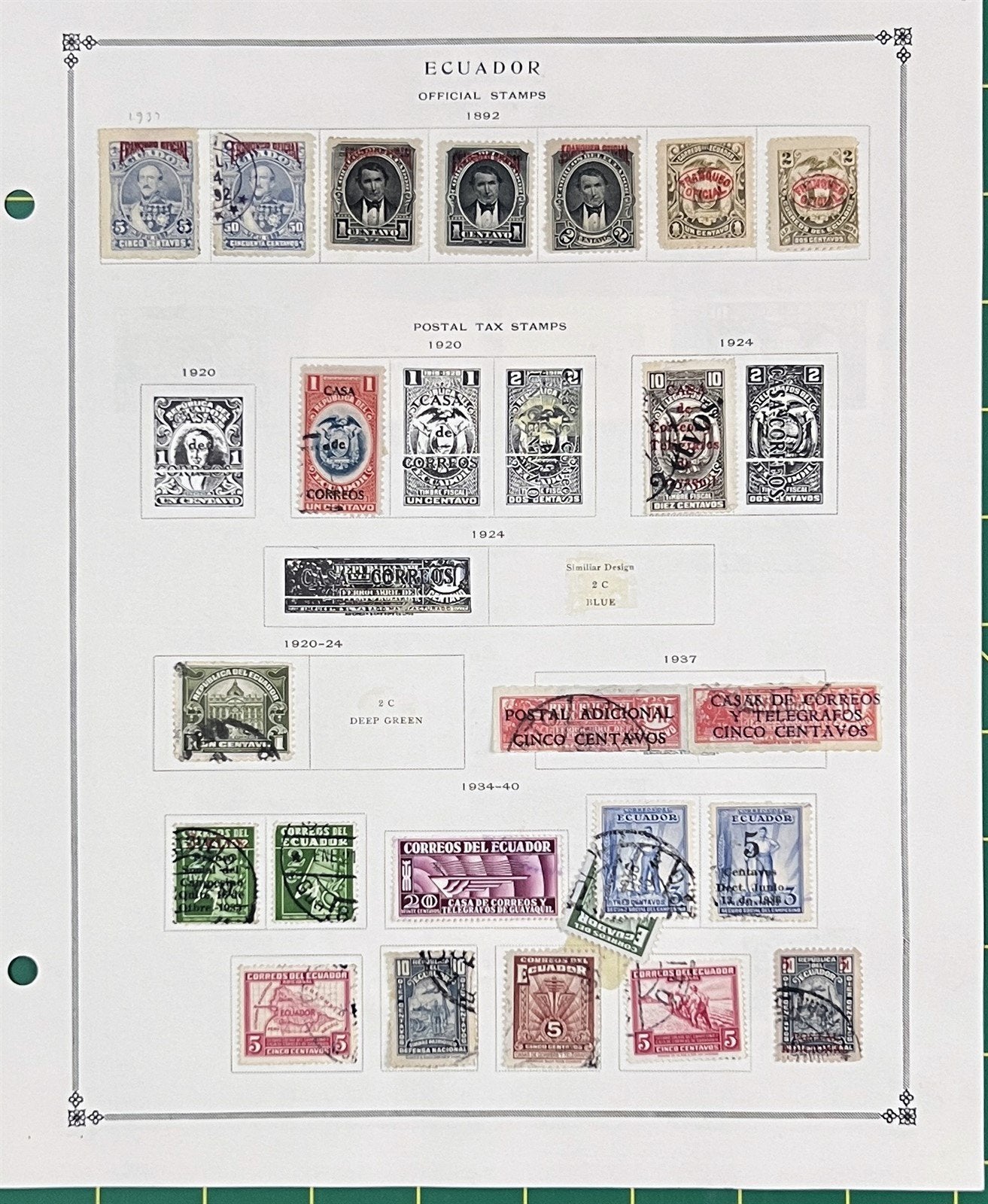 Ecuador Mint & Used with BOB Stamp Collection on Album Pages ZAYIX 0825BB3711