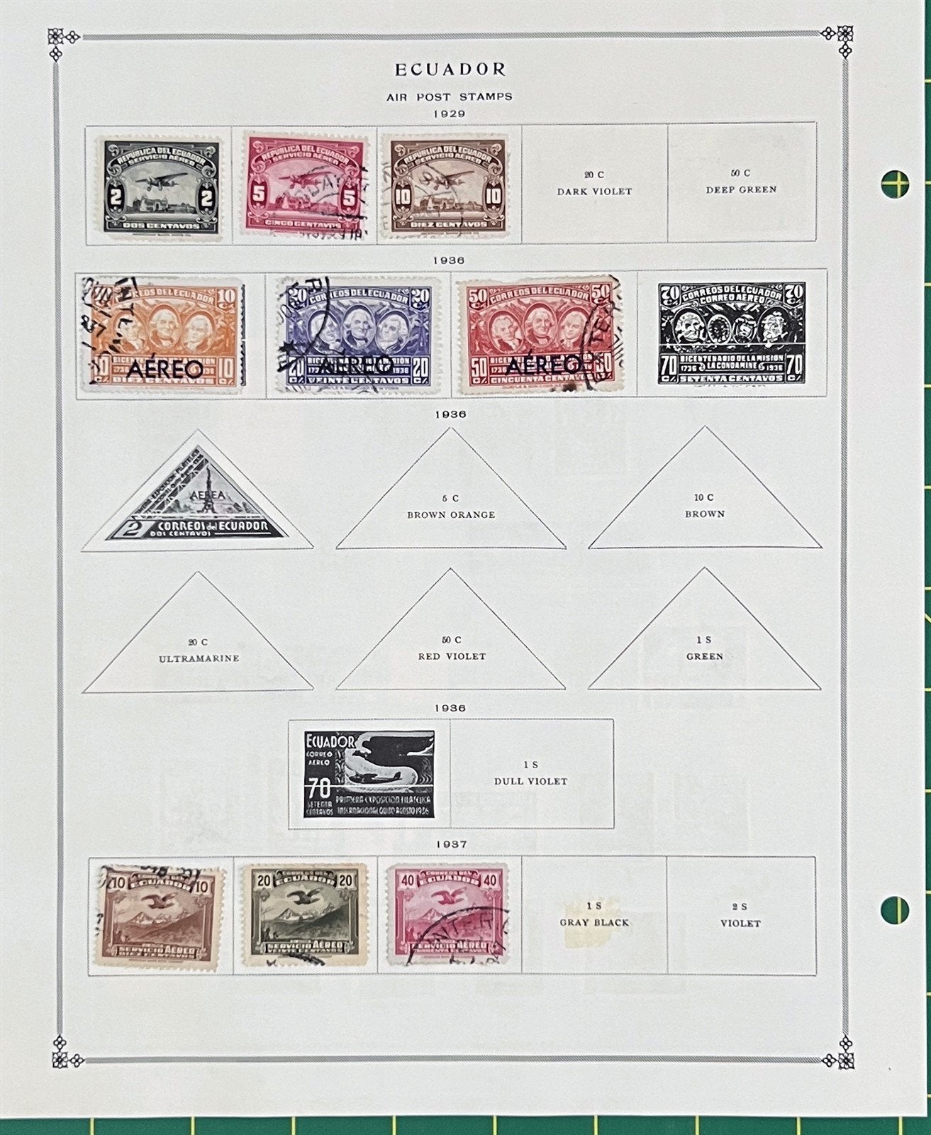Ecuador Mint & Used with BOB Stamp Collection on Album Pages ZAYIX 0825BB3711