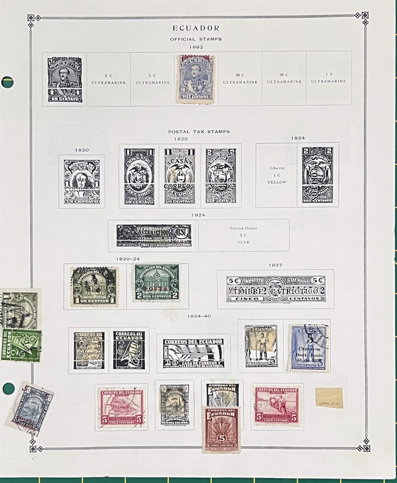 Ecuador Mint & Used with BOB Stamp Collection on Album Pages ZAYIX 0825BB3711