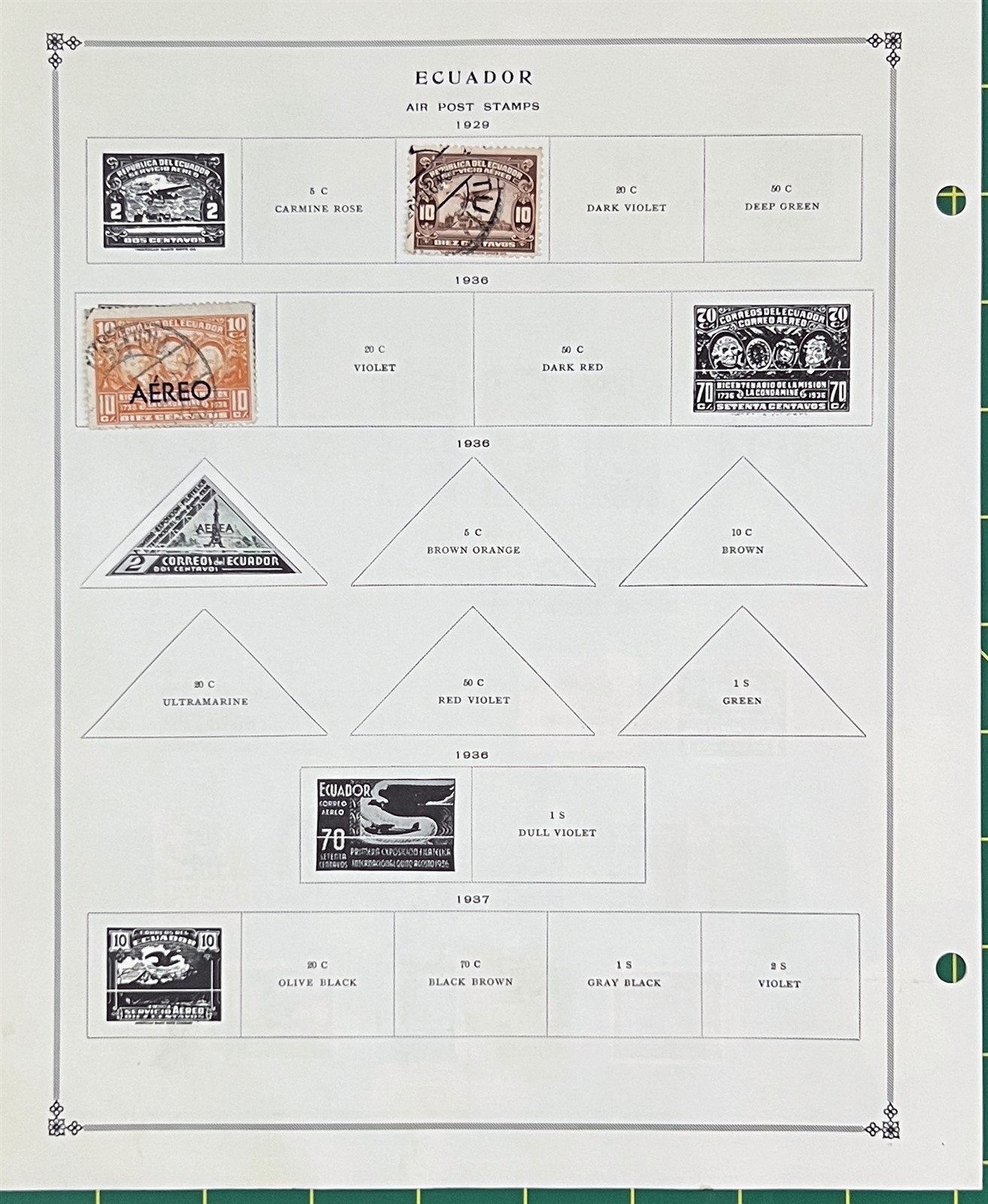Ecuador Mint & Used with BOB Stamp Collection on Album Pages ZAYIX 0825BB3711
