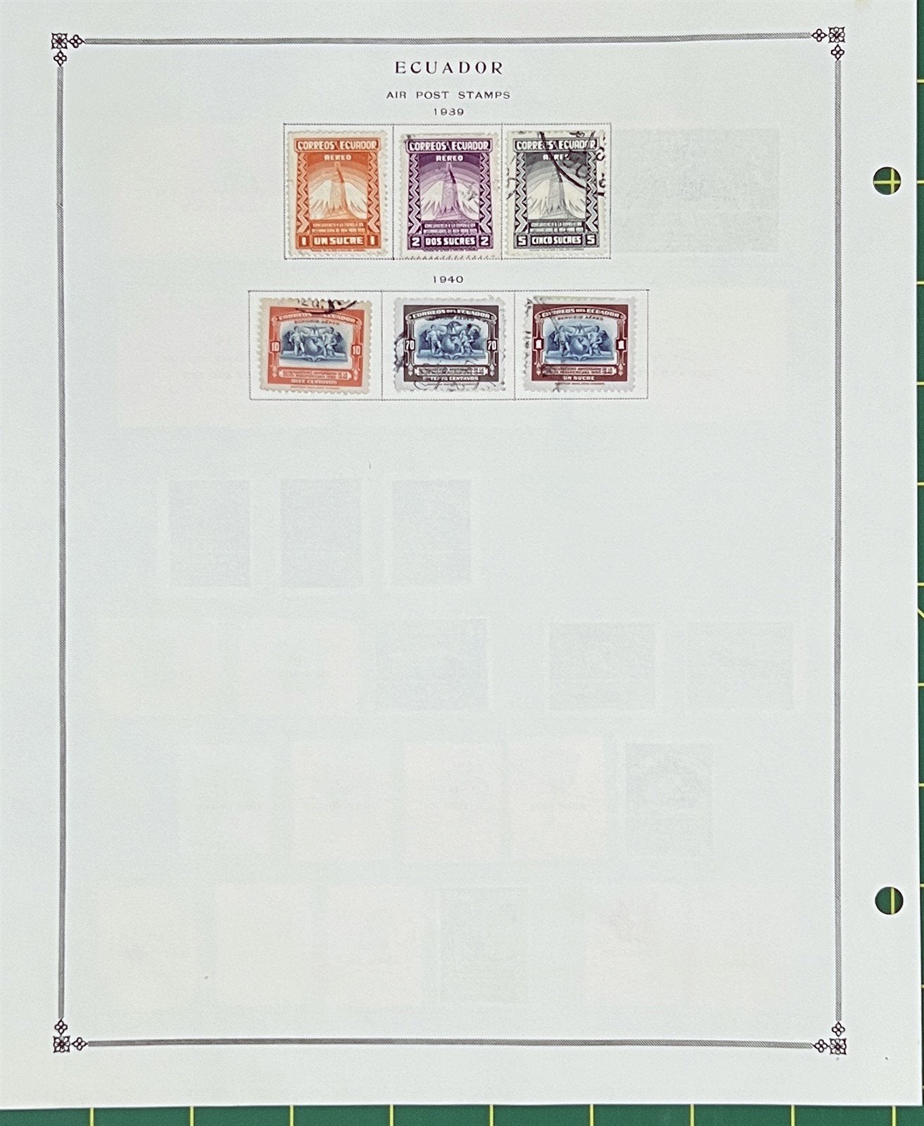 Ecuador Mint & Used with BOB Stamp Collection on Album Pages ZAYIX 0825BB3711
