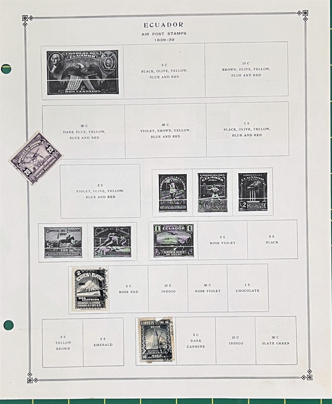 Ecuador Mint & Used with BOB Stamp Collection on Album Pages ZAYIX 0825BB3711