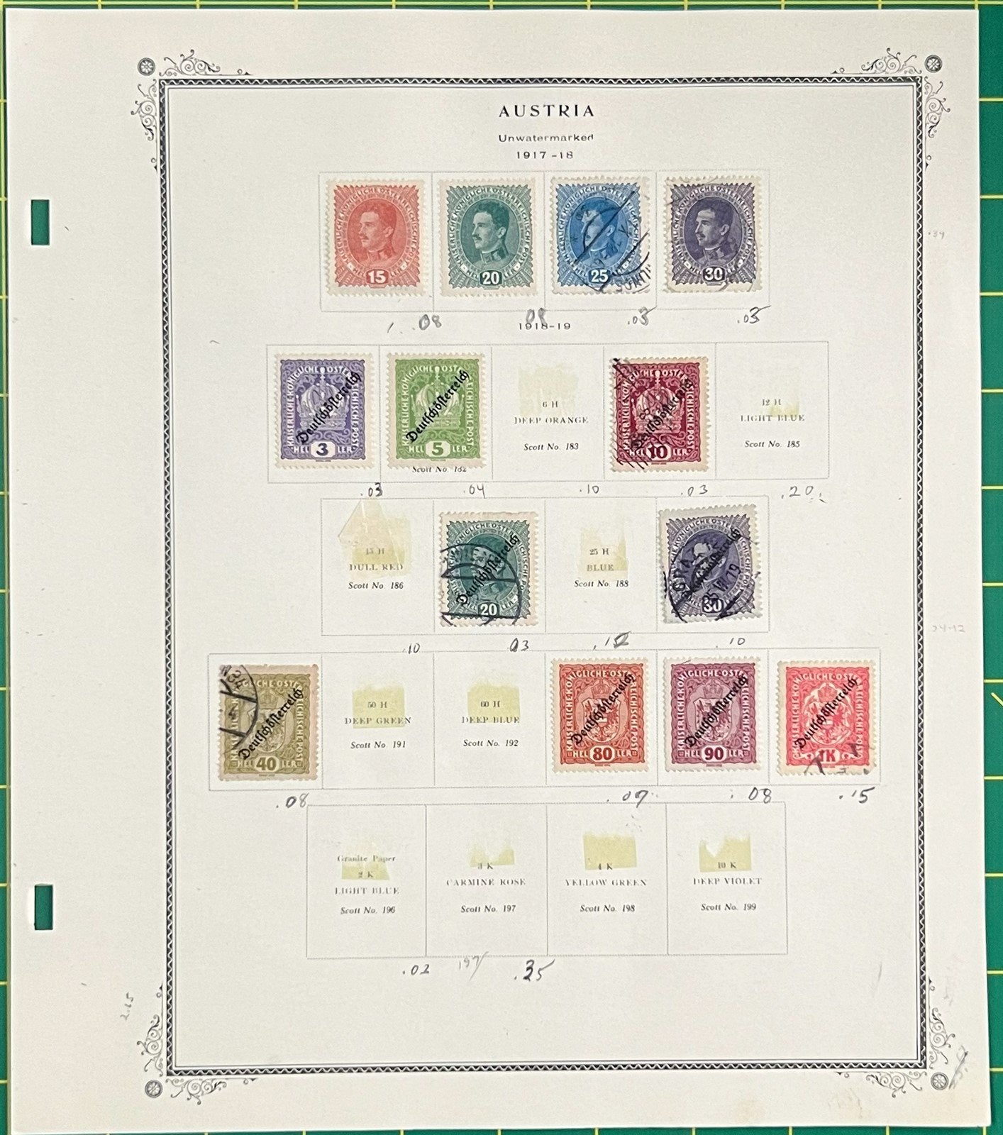 Austria Stamp Collection on Scott Specialty Pages ZAYIX 0825BB3719