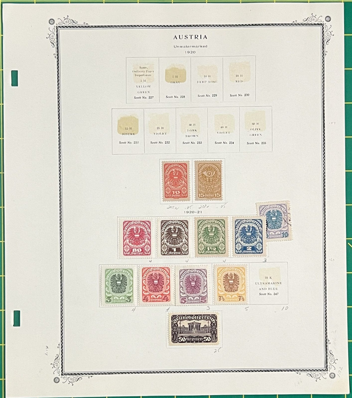 Austria Stamp Collection on Scott Specialty Pages ZAYIX 0825BB3719