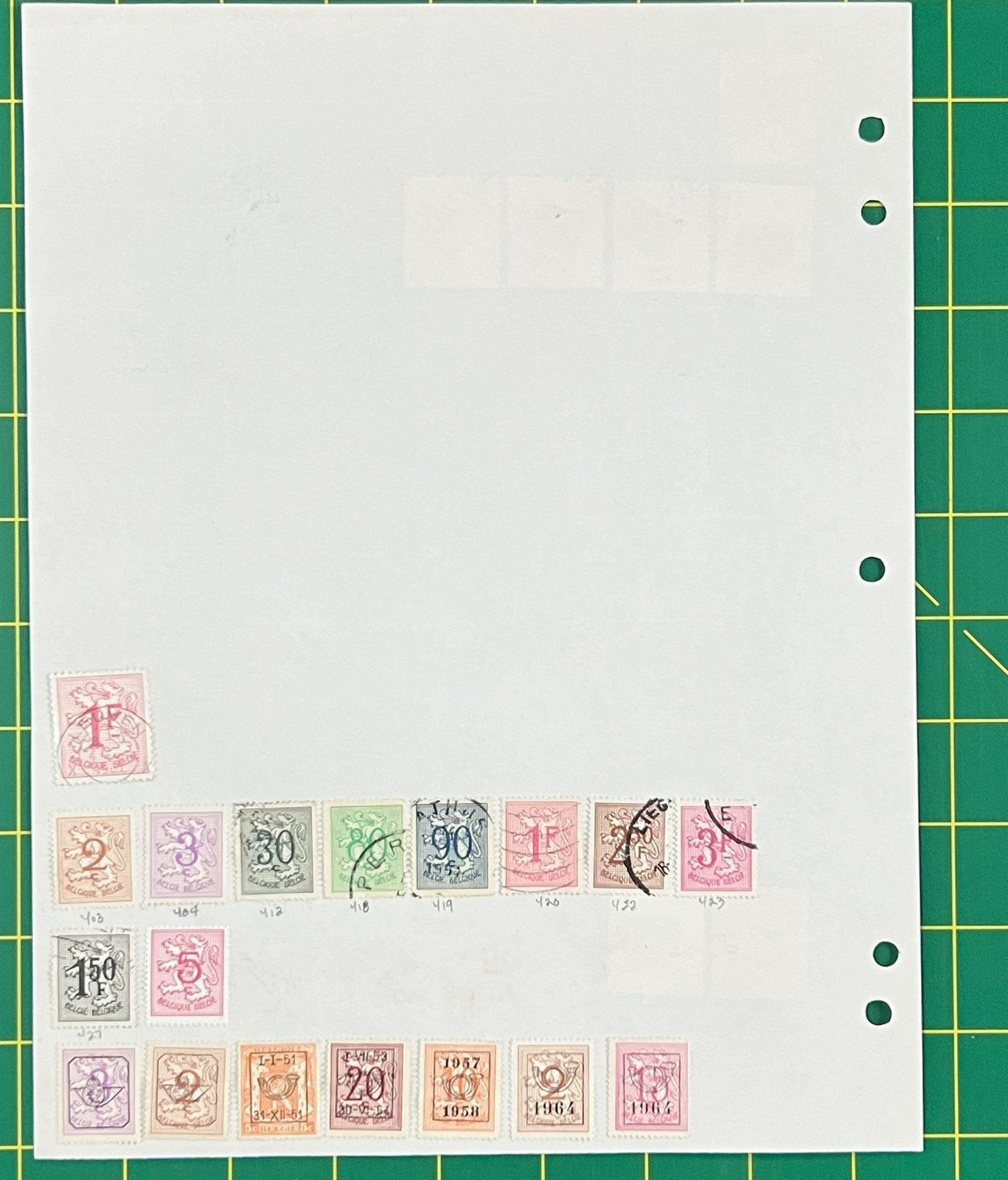 Belgium Mint & Used Stamp Collection on Album Pages ZAYIX 0825BB3730
