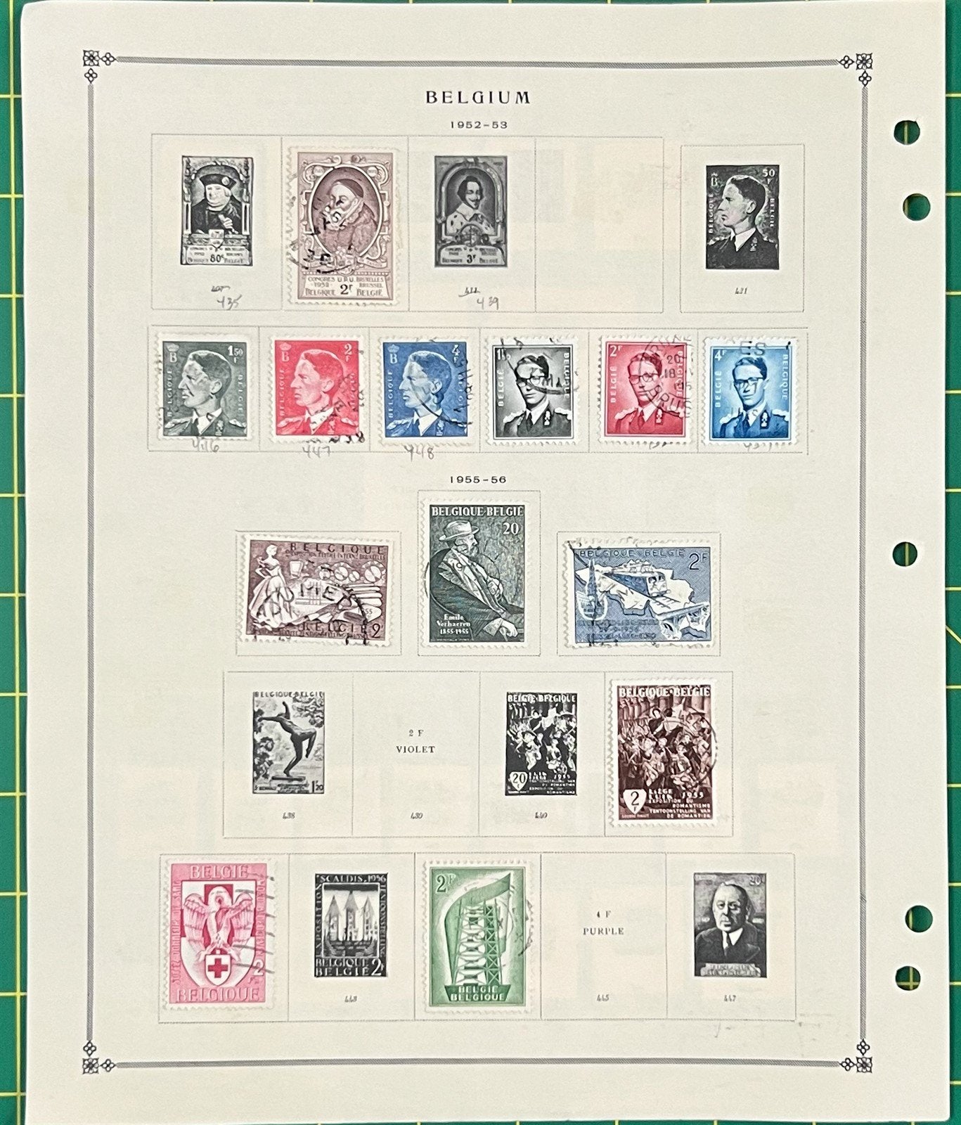 Belgium Mint & Used Stamp Collection on Album Pages ZAYIX 0825BB3730