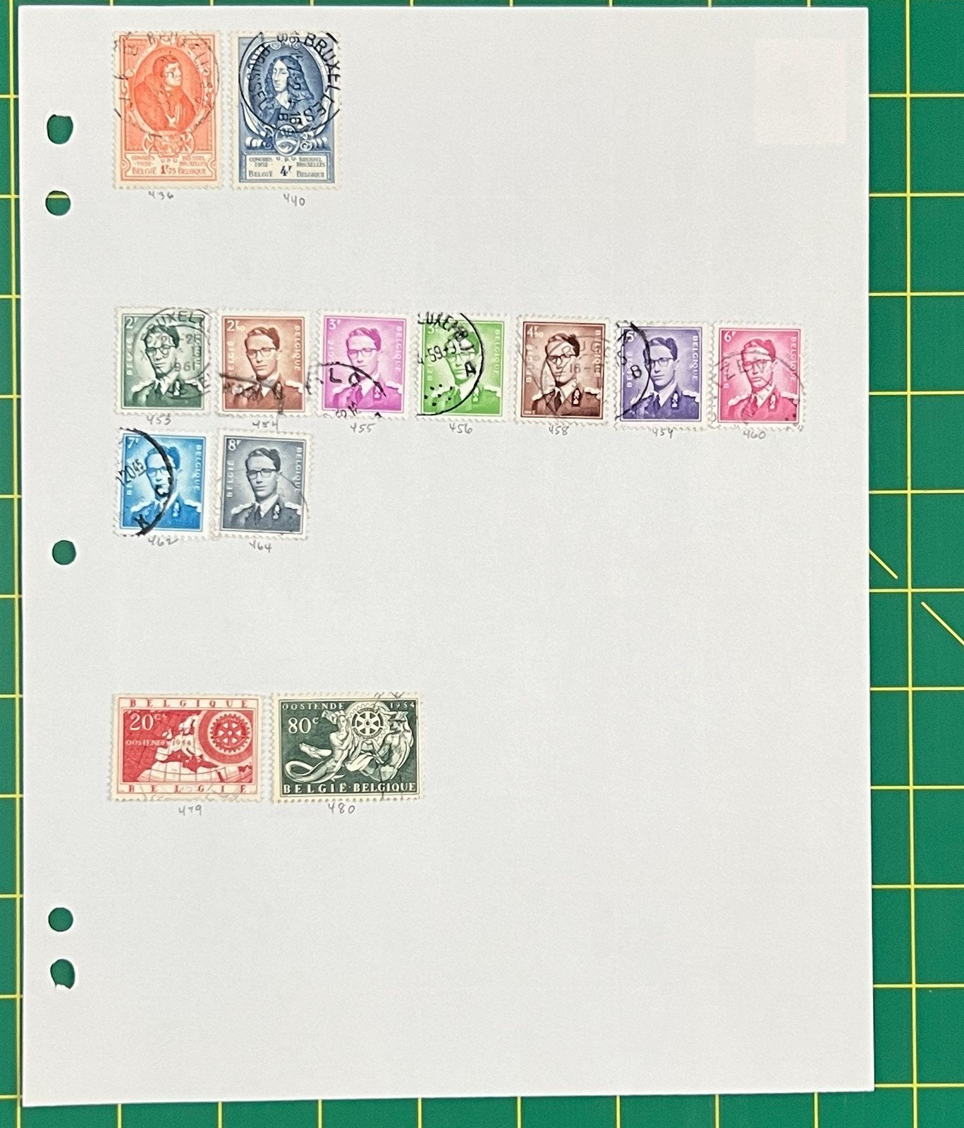 Belgium Mint & Used Stamp Collection on Album Pages ZAYIX 0825BB3730