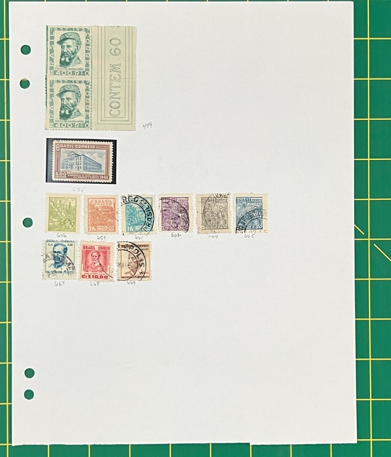 Brazil Mint & Used Stamp Collectionon Album Pages 1860s-1960s ZAYIX 0825BB3731