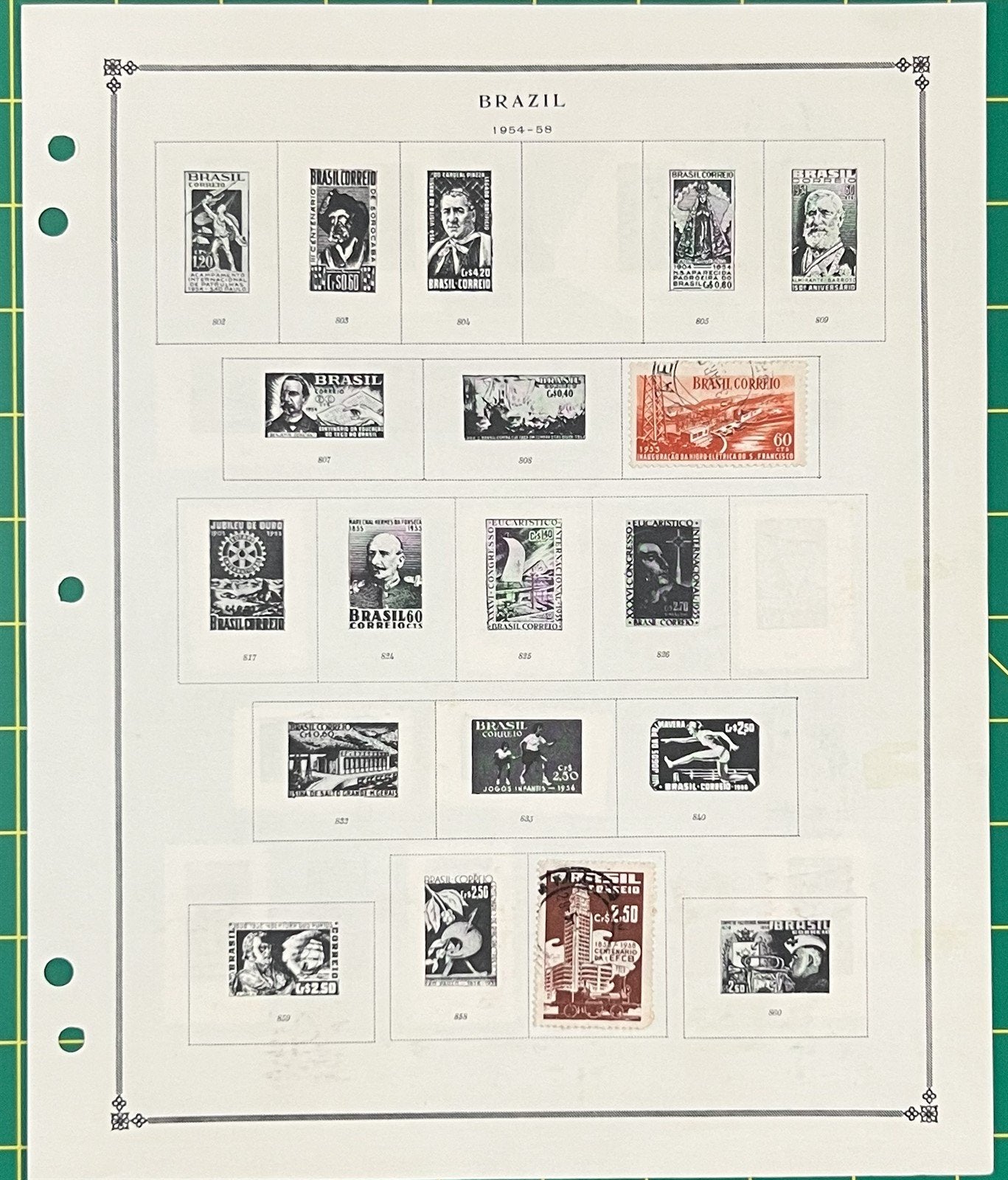 Brazil Mint & Used Stamp Collectionon Album Pages 1860s-1960s ZAYIX 0825BB3731