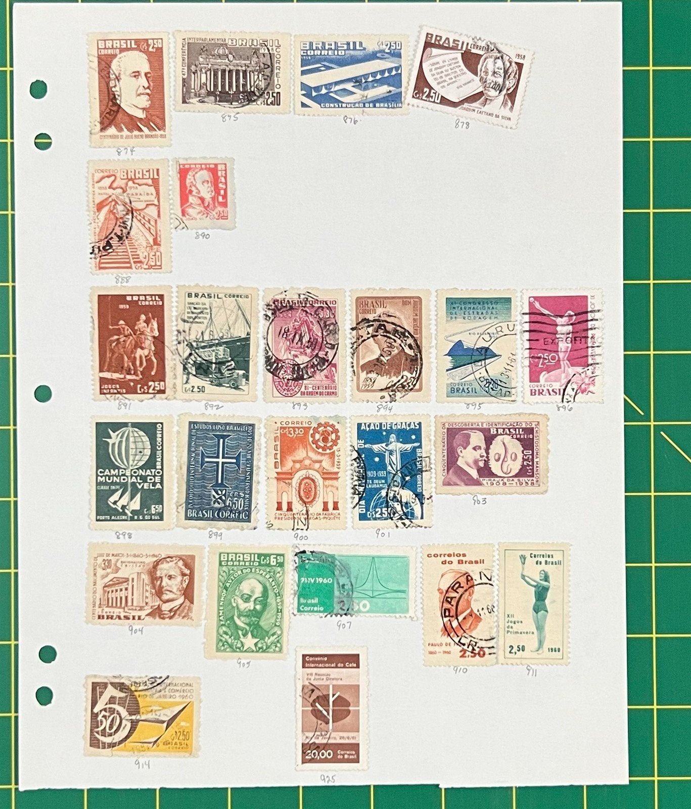 Brazil Mint & Used Stamp Collectionon Album Pages 1860s-1960s ZAYIX 0825BB3731