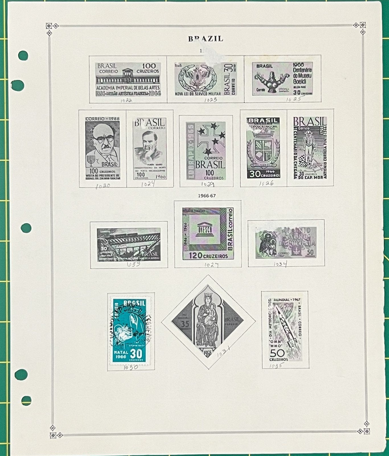 Brazil Mint & Used Stamp Collectionon Album Pages 1860s-1960s ZAYIX 0825BB3731
