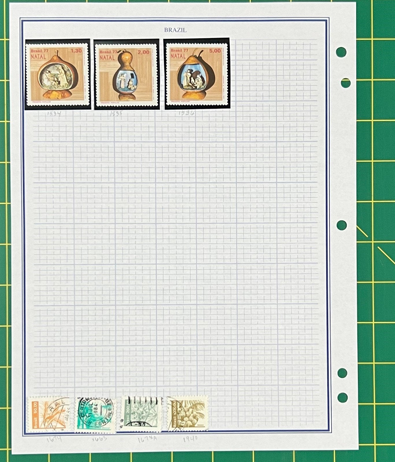 Brazil Mint & Used Stamp Collectionon Album Pages 1860s-1960s ZAYIX 0825BB3731