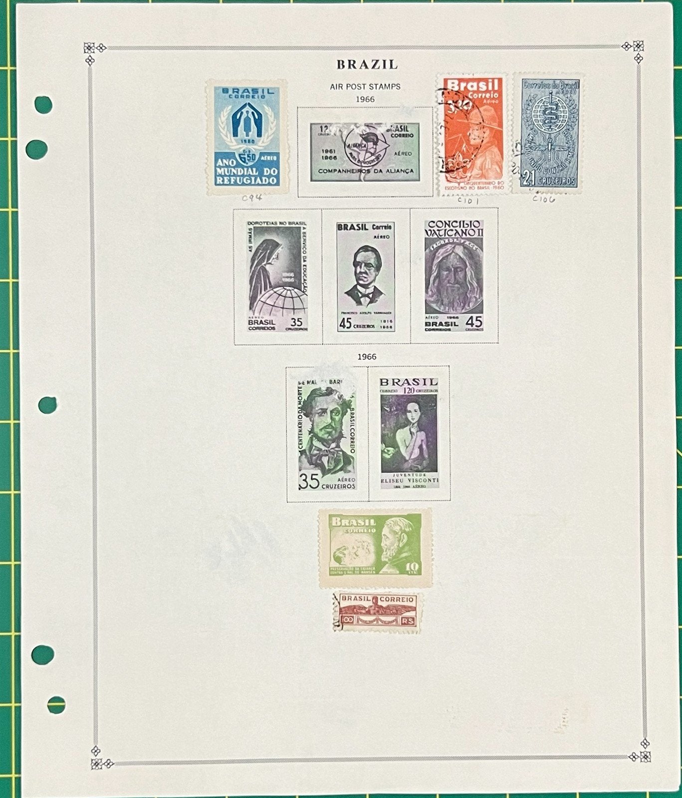 Brazil Mint & Used Stamp Collectionon Album Pages 1860s-1960s ZAYIX 0825BB3731
