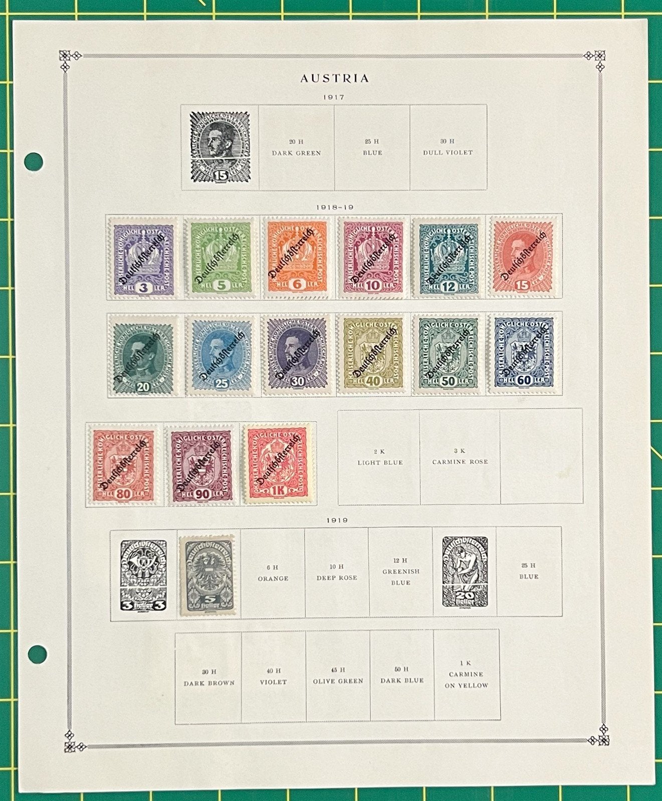 Austria Stamp Collection on Album Pages 130 stamps, $36 CV ZAYIX 0825BB3736