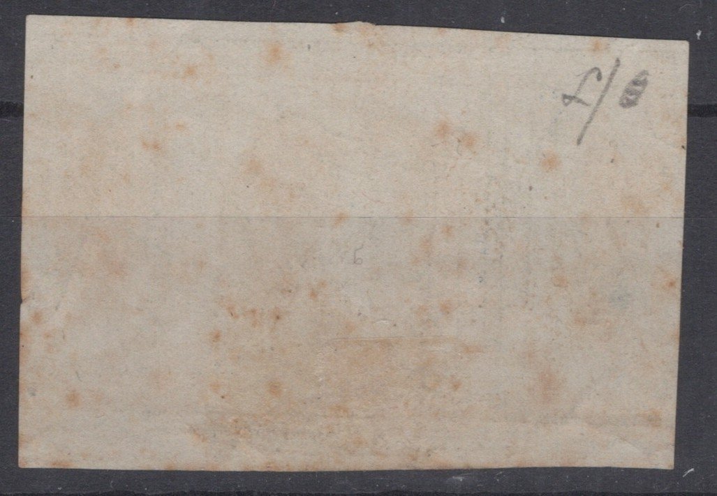 France 17 Printer's Waste of 25c greenish with APS Certificate ZAYIX 0825SB3800