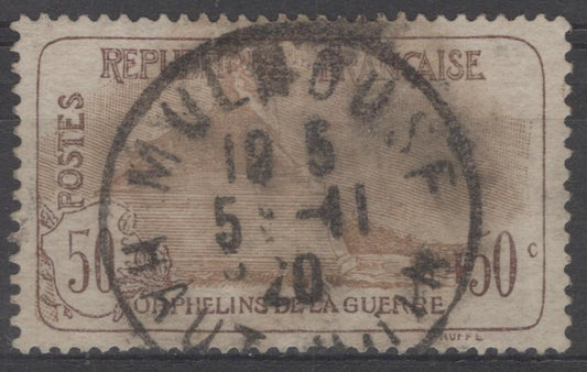 France B8 Used F Semi-Postal 50c + 50c Lion of Belfort ZAYIX 0825SB3832