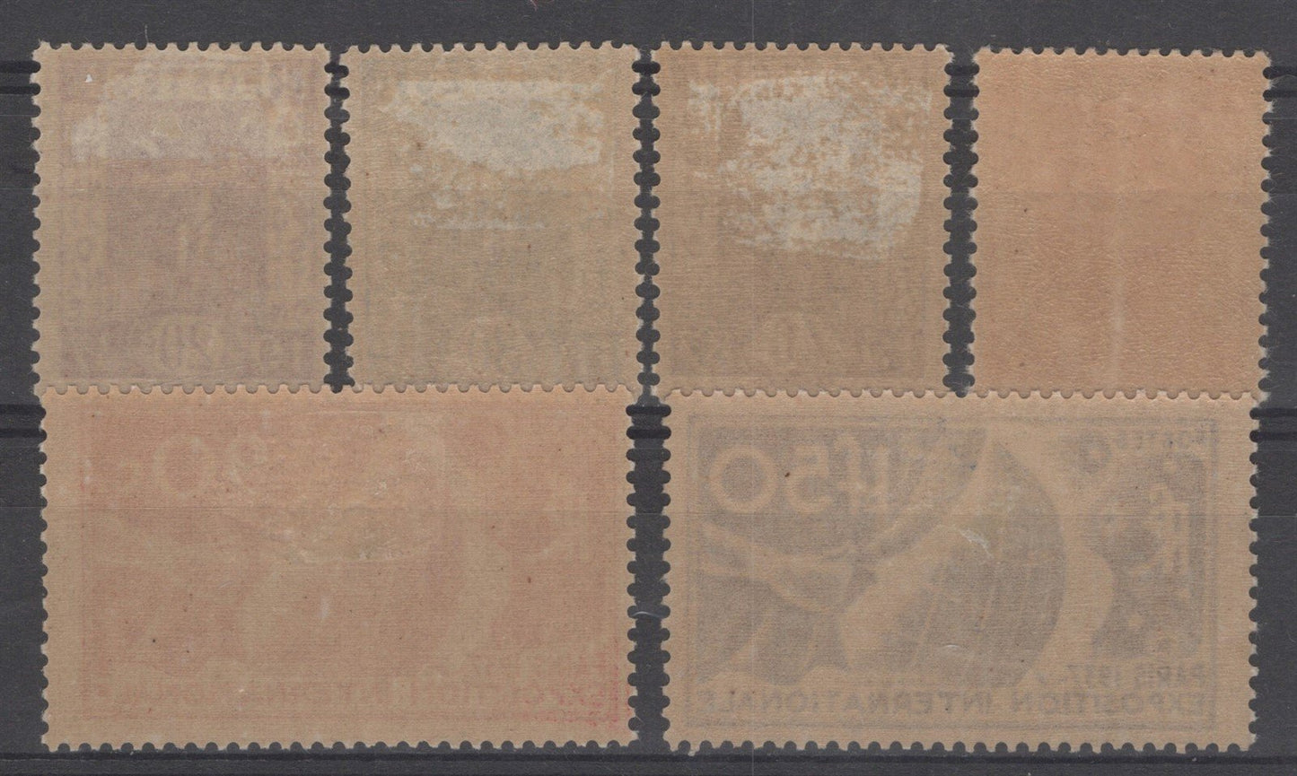 France 315-320 MH FVF Paris Exposition ZAYIX 0825SB3828