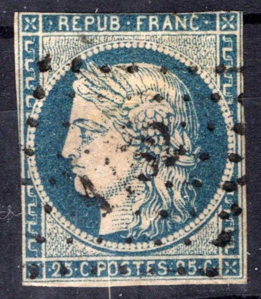 France 6 Used VF 25c lt bl, bluish Ceres ZAYIX 0825SB3834