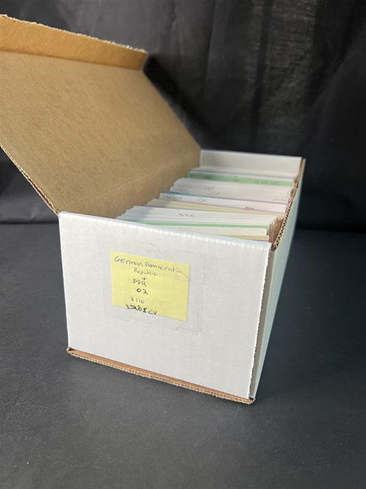 Germany DDR Collection by Scott number on 100s of Dealer Cards ZAYIX 0825G3861