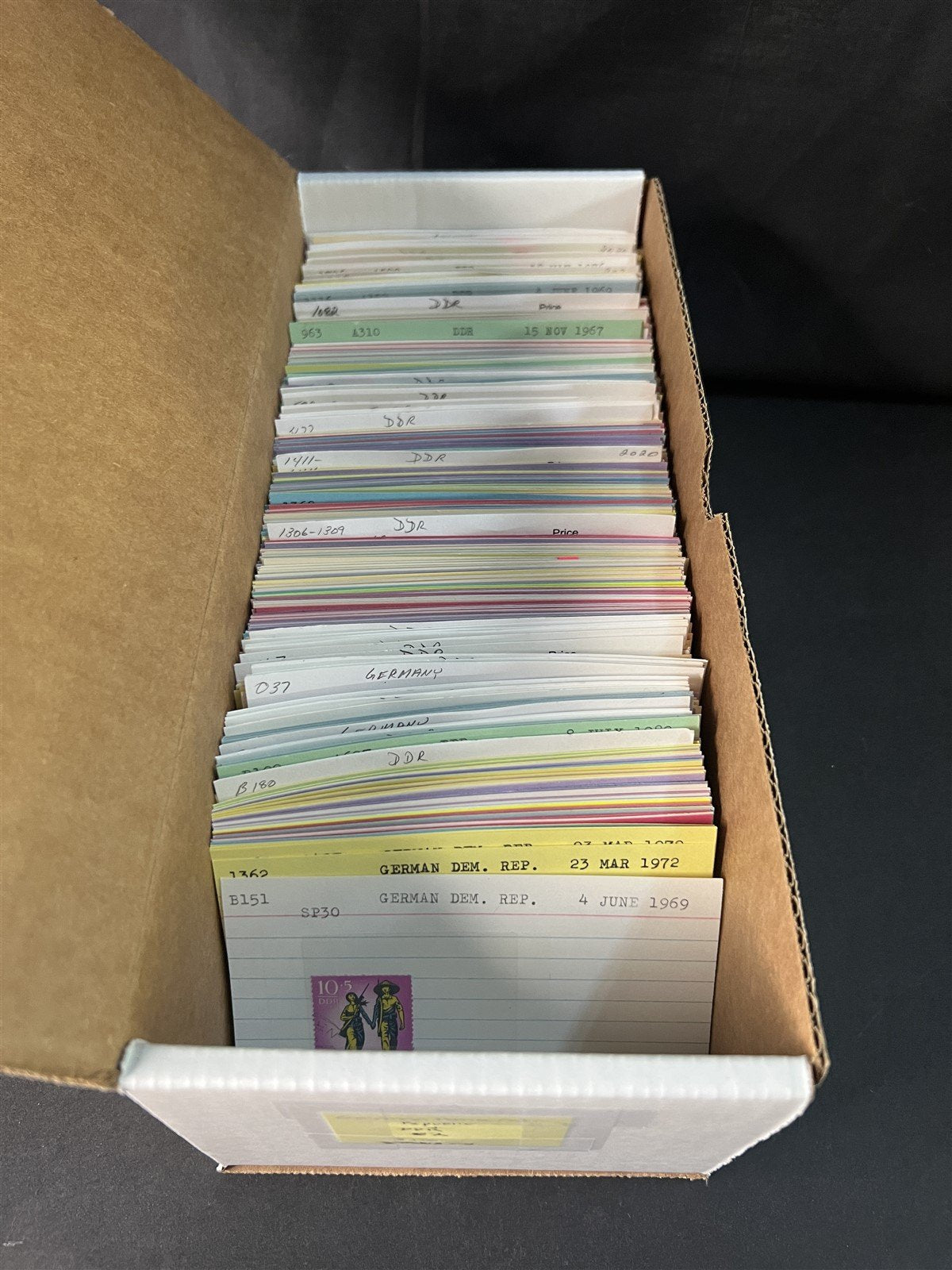 Germany DDR Collection by Scott number on 100s of Dealer Cards ZAYIX 0825G3861