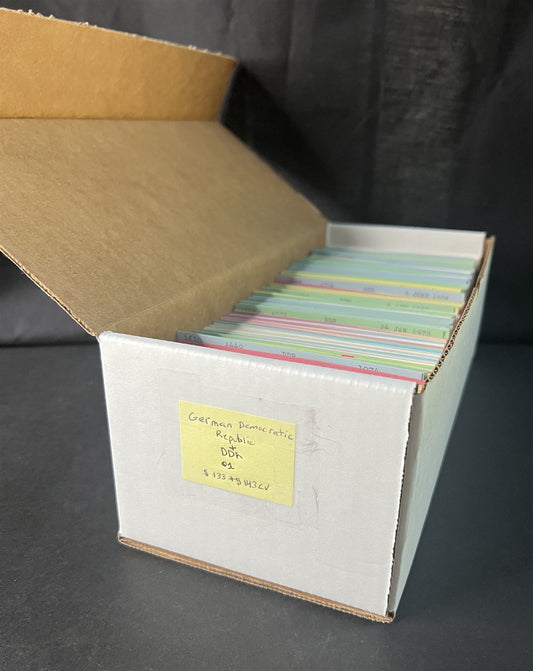 Germany DDR Collection identified on 100s of Dealer Cards ZAYIX 0825G3865