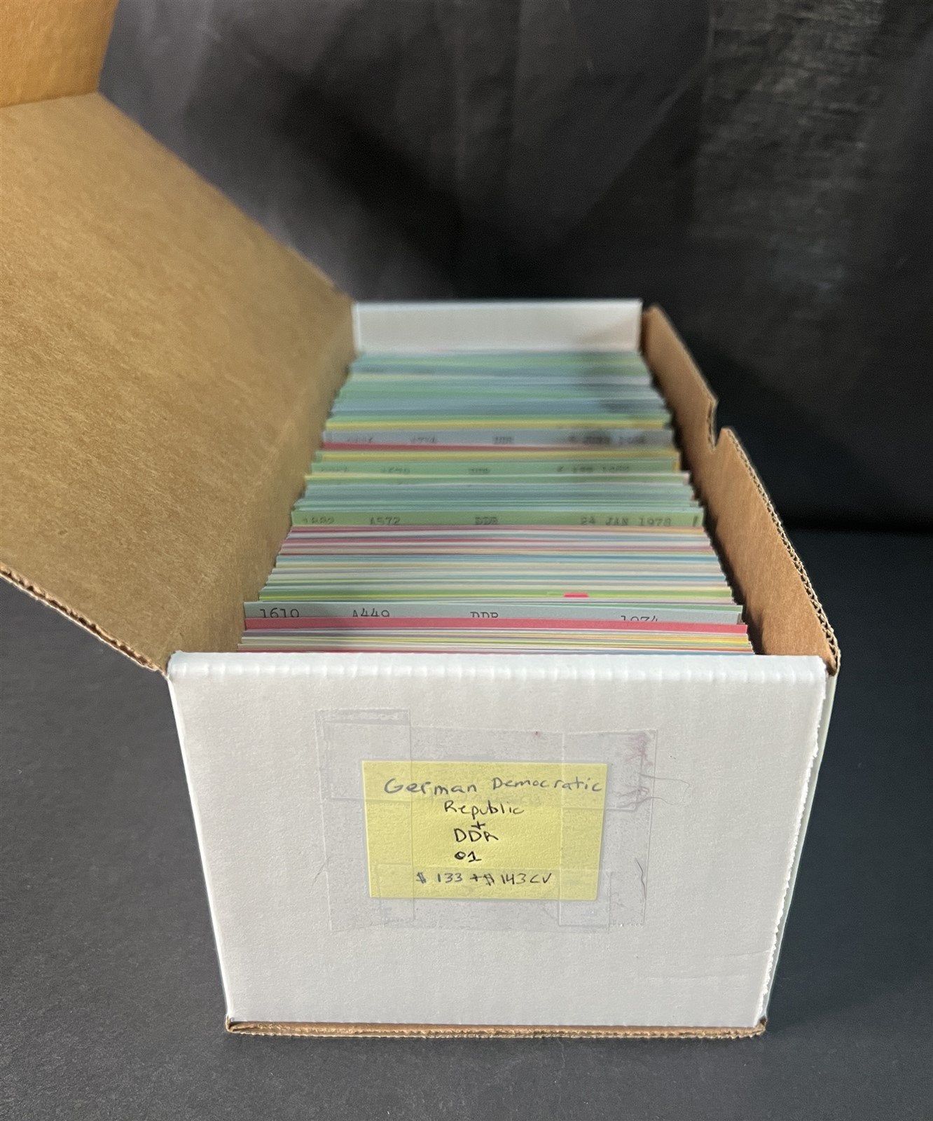 Germany DDR Collection identified on 100s of Dealer Cards ZAYIX 0825G3865