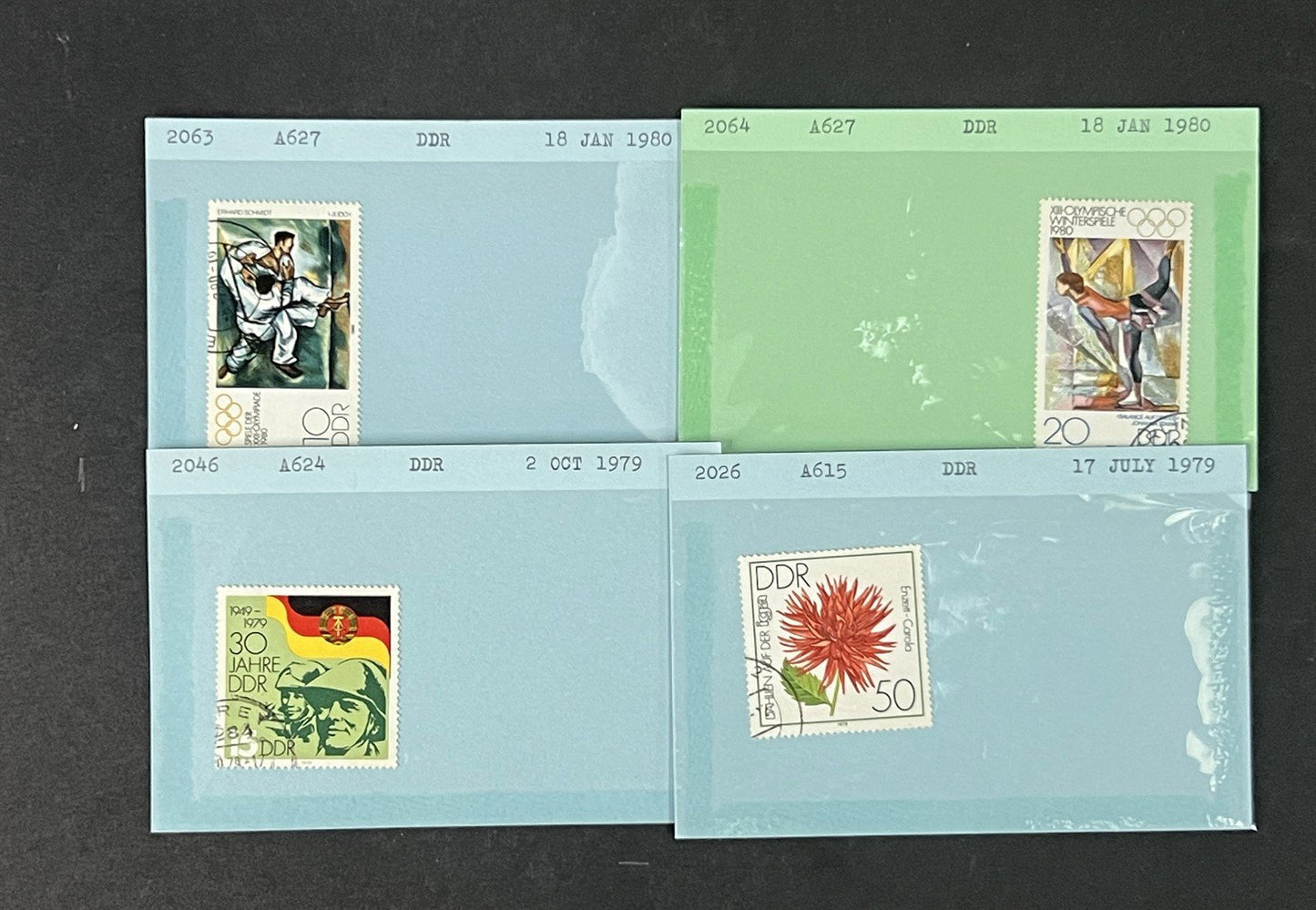 Germany DDR Collection identified on 100s of Dealer Cards ZAYIX 0825G3865